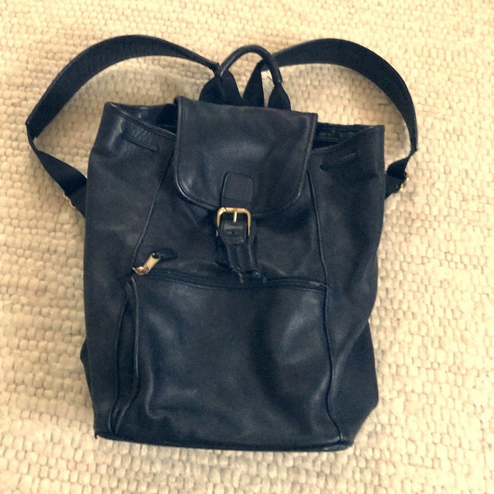 Vintage Coach Leather Backpack for women or men!